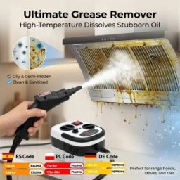 MDHL Pulitore a vapore per macchie di olio in cucina, pulizia di cappa in vetro, macchina multiuso per la pulizia e la disinfezione dei condizionatori d'aria