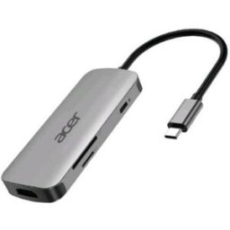 Acer 7 In 1 Type C Dongle 1 X Usb-C 1 X Hdmi 4k60, 3 X Usb-A 3.2, 1 X Sd/tf, 1 X Pd