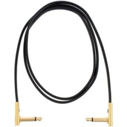 Rockboard Flat Patch Cable Gold 120 cm nero