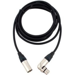 pro snake XLR Patch Angled/Female 10m nero
