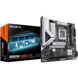 Gigabyte B860m Eagle V2 Scheda Madre - Cpu Intel Core Ultra Series, Vrm A 6+1+2 Fasi, Fino A 9066 Mhz Ddr5, 1x M.2 Pcie 5.0 +