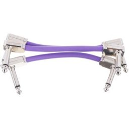 Ernie Ball Flex Patch Cable 3" purple set lilla