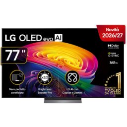 LG OLED evo AI C6 OLED77C65 TV OLED, SMART TV, 77 ", Processore a11 4K Gen3, Classe D