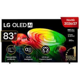 LG OLED AI B6 OLED83B65LA TV OLED, SMART TV, 83 ", Processore a8 4K Gen3, Classe E