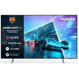 Philips 55OLED761/12 TV OLED, SMART TV, 55 ", Processore P5 AI Perfect Picture, Classe G