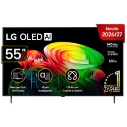 LG OLED AI B6 OLED55B65LA TV OLED, SMART TV, 55 ", Processore a8 4K Gen3, Classe F