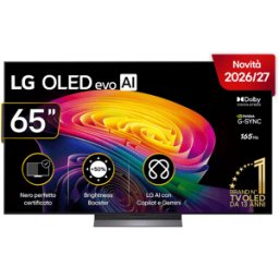 LG OLED evo AI C6 OLED65C65 TV OLED, SMART TV, 65 ", Processore a11 4K Gen3, Classe E