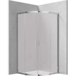 - Cabina doccia semicircolare Caimito Idrostile Coliseo 800x1850 mm cromo
