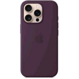 Apple Iphone 16 Pro Silicone Case Cover Magsafe In Silicone Prugna