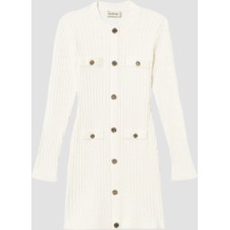 TWINSET abito in maglia bambina bianco neve