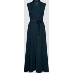 MARELLA abito smanicato donna blu pavone