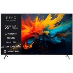 PEAQ 55GMU TV MINI LED, SMART TV, 55 ", Mini Classe E