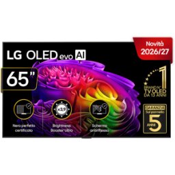 LG OLED evo AI G6 OLED65G64 TV OLED, SMART TV, 65 ", Processore a11 4K Gen3, Classe E
