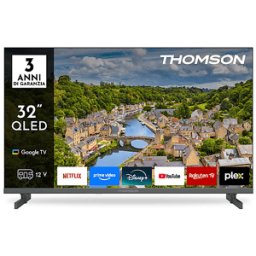 Thomson 32FQG3S15C TV QLED, SMART TV, 32 ", Full-HD, Processore Arm Cortex-A55*4 1,45 GHz, Classe E