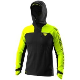 Giacca impermeabile Dynafit ELEVATION GTX JKT (black out LIME PUNCH) Uomo L