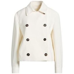 Brunello Cucinelli Giacca & Giubbotto Donna Bianco 40/42