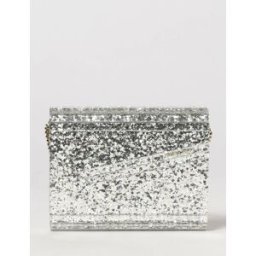 Jimmy Choo Clutch Candy rigida in resina glitter con tracolla amovibile Oro Taglia OS