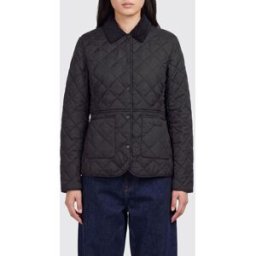 Barbour Giacca trapuntata slim fit in nylon con colletto in velluto Nero Taglia 10