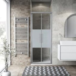 - Porta saloon doccia Italia 72/76 cm cromo serigrafato