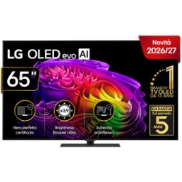 LG OLED evo AI G6S OLED65G66 TV OLED, SMART TV, 65 ", Processore a11 4K Gen3, Classe E