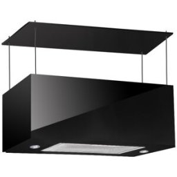 Diamondisland60bl Cappa Cucina Aspirante Isola Larghezza 60 Cm Profondità 43 Cm Classe A Colore Cristallo Nero - Diamond Samet