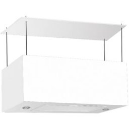 Diamondisland60wh Cappa Cucina Aspirante Isola Larghezza 60 Cm Capacità 650 M3/h Colore Cristallo Bianco - Diamond Samet