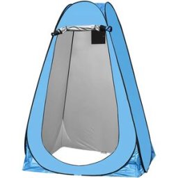 DWiusty Nuova tenda da campeggio per spogliatoio e doccia, portatile, disponibile in 3 colori, realizzata in tessuto 170T argentato, protezione solare e UV