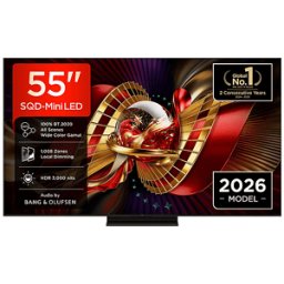 TCL TV 55C8L, Smart 55'', SQD Mini LED, 4K HDR, 3000 nit, 1.008 zone di dimming, Google TV, 144Hz, Dolby Vision & Atmos, Audio Bang Olufsen