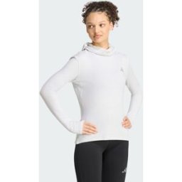 Adidas Giacca da allenamento con cappuccio adi365 Running Essentials Winterised Long Sleeve XS Grey One