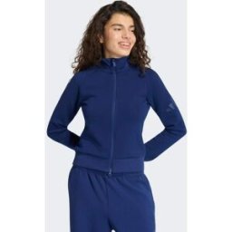 Adidas GIACCA DA ALLENAMENTO SOFT LUX SLIM XS Dark Blue