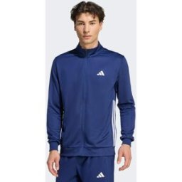 Adidas GIACCA DA ALLENAMENTO ESSENTIALS ALL-SET 3 STRIPES KNIT 2XL Dark Blue / White
