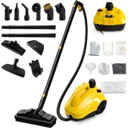 NONE Pulitore a Vapore Portatile Mihtrov, Sterilizzazione ad Alta Temperatura, Getto a Pressione 220V, Spina EU, Multiuso per Cucina, Cappa, Condizionatore, Pavimento, Auto, Casa, Macchina per Pulizia a