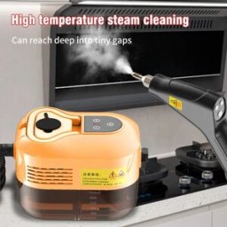 BALASHOV Pulitore a vapore ad alta pressione e temperatura, scopa a vapore per sterilizzazione, manuale, per uso domestico, condizionatore d'aria, cappa da cucina, lavaggio auto, pavimenti, 2500W