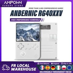 Anbernic Console portatile per videogiochi RG40XXV, lettore di giochi retrò, schermo IPS da 4", H700 Linux 64 bit, 64 GB TF, RGB, joystick, WiFi, Bluetooth, uscita HDMI per TV, streaming, lettore