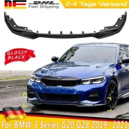 NONE Paraurti anteriore Splitter Diffusore Spoiler Per BMW Serie 3 G20 G28 G21 320i 330i 2019 ~ 2021 M Performance Style Paraurti Anteriore Lip Kit