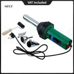 XMSJ Pistola per Saldatura ad Aria Calda 1080W 220V con Ugello e Rullo, Kit Saldatore per Plastica PP PVC e Paraurti