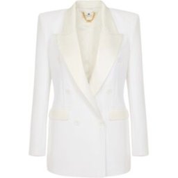 Giacca in doppio crepe stretch e raso ELISABETTA FRANCHI