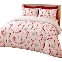 altri brand Parure copripiumino matrimoniale Candy snow