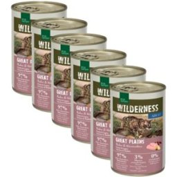 Kit Risparmio 6x400G Real Nature Wilderness Cat ADULT POLLO E CONIGLIO
