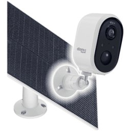 Beghelli VIDEOCAMERA SORVEGLIANZA KIT SMART CAM OUTDOOR PLUS WI-FI + PAN SOLAR 5W, da Esterno, Connettività WIFI, Funzione visione notturna, Microfono integrato, Sistema di alimentazione: Batteria