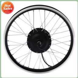 NONE Kit di conversione bici elettrica 36V 350W con ruota anteriore da 20 pollici, display LCD per kit motore bici, in alluminio, ferro, magnete in rame, acciaio, resistente, velocità massima 28 km/h,
