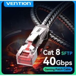Vention Cavo Ethernet Cat8 40Gbps 2000MHz SFTP Cavo patch da gioco per PC Router Modem Stampante TV Set Top Box Cavo Lan Internet