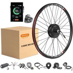 BAFANG [Consegna in 3 giorni] Kit di conversione per bici elettrica con motore da 48V 500W, motore per ruota anteriore o posteriore, kit 8fun eBike per eCity
