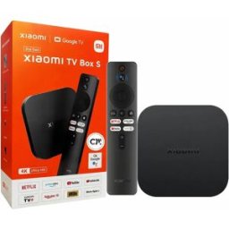 Xiaomi TV Box S, versione globale di terza generazione, lettore multimediale smart con 2 GB di RAM e 32 GB di ROM, streaming 4K UHD, Dolby Vision, HDR10+, Google TV, Wi-Fi 6, Bluetooth 5.2, assistente