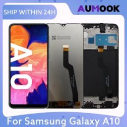 AUMOOK Per Samsung Galaxy A10 A105 Display LCD Touch Screen Digitizer Assembly 6.2 "A105F A105G A105M A105FN LCD Parti di ricambio