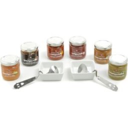 Collitali Kit per formaggi 6 composte, 2 ciotoline e 2 cucchiaini