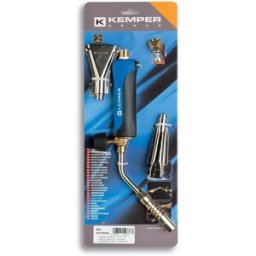 - Cannello a gas Kemper con raccordo 3/8" SX e kit 3 beccucci