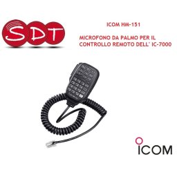 ICOM HM-151 "ORIGINALE" MICROFONO DA PALMO PER IL CONTROLLO REMOTO DEL IC-7000