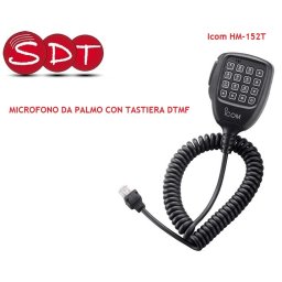 HM-152T MICROFONO DTMF ORIGINALE ICOM PER IC-2725E /E208/2200H/F1710/F1810 /F110/210/