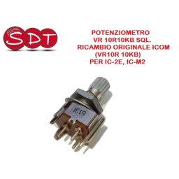 POTENZIOMETRO VR 10R10KB SQL. RICAMBIO ORIGINALE ICOM (VR10R 10KB) PER IC-2E, IC-M2